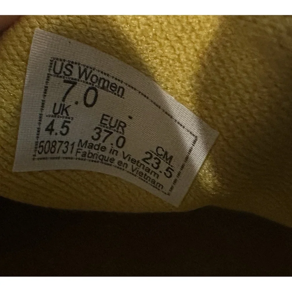Vans Old Skool Low Womens‎ Size 7 Yellow Sneakers